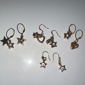 4 earring sets